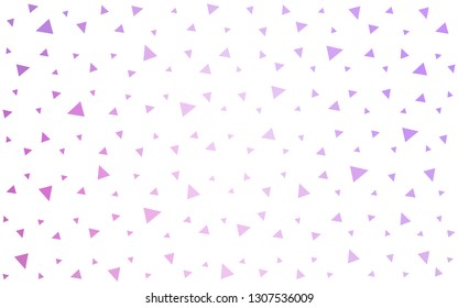 Light Purple vector  abstract mosaic pattern. Creative geometric illustration in Origami style with gradient. Textured pattern for your backgrounds.