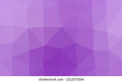 Light Purple vector abstract mosaic background. An elegant bright illustration with gradient. New texture for your design.