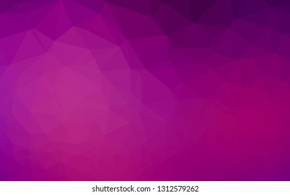 Light Purple vector abstract mosaic background. Creative illustration in halftone style with gradient. Brand new design for your business.