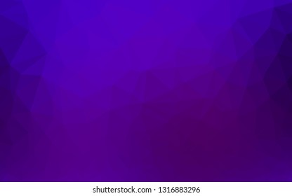 Light Purple vector abstract mosaic backdrop. Colorful illustration in abstract style with gradient. Elegant pattern for a brand book.