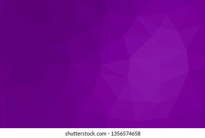 Light Purple vector abstract mosaic background. Geometric illustration in Origami style with gradient. Completely new template for your business design.