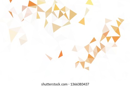 Light Purple vector abstract mosaic pattern. Geometric illustration in Origami style with gradient.  A completely new design for your leaflet.