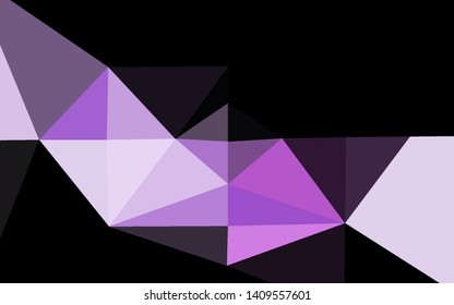 Light Purple vector abstract mosaic pattern. A completely new color illustration in a vague style. Template for your brand book.