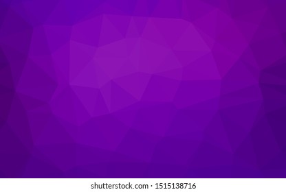 Light Purple vector abstract mosaic background. Colorful illustration in abstract style with gradient. Template for your brand book.