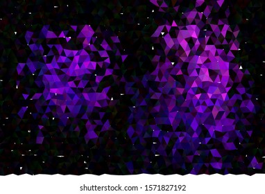 Light Purple vector abstract mosaic pattern. An elegant bright illustration with gradient. Completely new template for your business design.