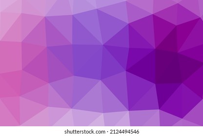 Patrón de mosaico abstracto del vector púrpura claro. Ilustración brillante, que consiste en triángulos. Patrón elegante para un libro de marca.