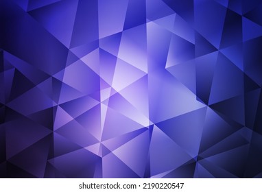 Light Purple vector abstract mosaic backdrop. A completely new color illustration in a polygonal style. A new texture for your web site.