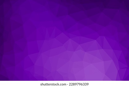 Light Purple vector abstract mosaic backdrop. A sample with polygonal shapes. Brand new style for your business design.