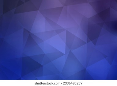 Light Purple vector abstract mosaic background. Modern abstract illustration with triangles. A new texture for your web site.