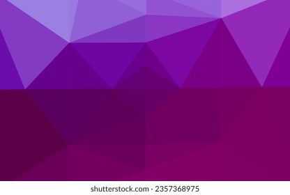 Light Purple vector abstract mosaic background. Geometric illustration in Origami style with gradient. Textured pattern for background.
