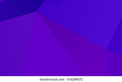 Light Purple vector abstract mosaic pattern. An elegant bright illustration with gradient. A new texture for your design.
