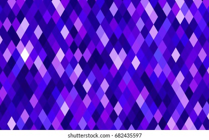 Light Purple vector abstract mosaic template. Glitter abstract illustration with an elegant design. The completely new template can be used for your brand book.