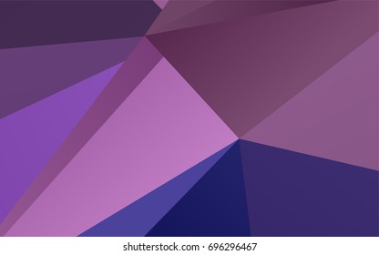 Light Purple vector abstract mosaic background. Colorful illustration in abstract style with gradient. A new texture for your design.
