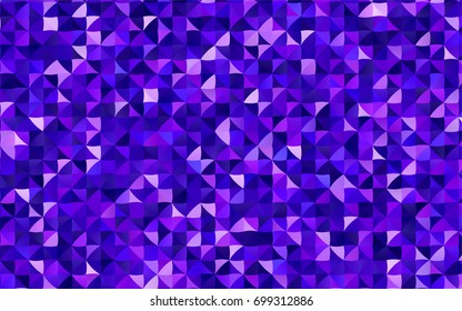 Light Purple vector abstract mosaic background. Shining colored illustration in a brand-new style. The completely new template can be used for your brand book.