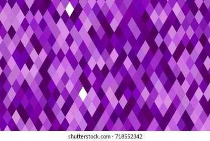 Light Purple vector abstract mosaic template. A vague abstract illustration with gradient. The best triangular design for your business.