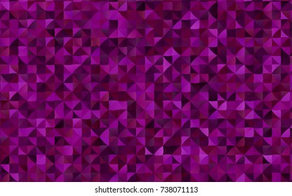 Light Purple vector abstract mosaic background. Colorful illustration in abstract style with gradient. Brand-new design for your business.