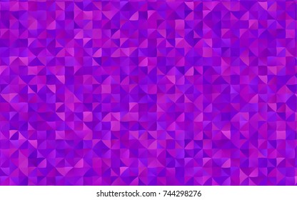 Light Purple vector abstract mosaic background. A completely new color illustration in a vague style. Brand-new design for your business.
