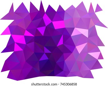 Light Purple vector abstract mosaic pattern. Modern geometrical abstract illustration with gradient. The polygonal design can be used for your web site.