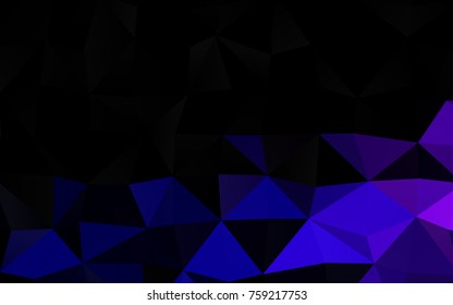 Light Purple vector abstract mosaic pattern. A completely new color illustration in a vague style. A completely new template for your business design.