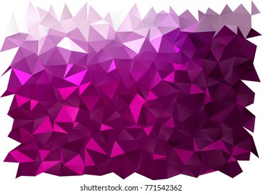 Light Purple vector abstract mosaic pattern. Modern geometrical abstract illustration with gradient. A new texture for your design.