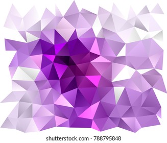 Light Purple vector abstract mosaic background. Glitter abstract illustration with an elegant design. Brand-new design for your business.