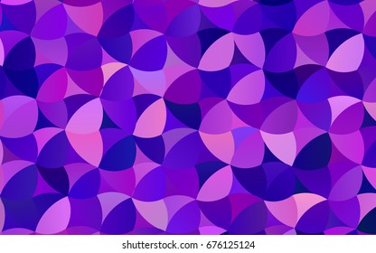 Light Purple vector abstract pattern with circles. Geometry template for your business design. Background with colored spheres.