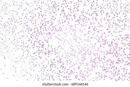 Light Purple vector abstract pattern with circles. Geometry template for your business design. Background with colored spheres.