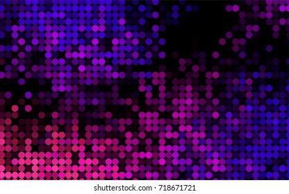 Light Purple vector abstract pattern with circles. Geometry template for your business design. Background with colored spheres.