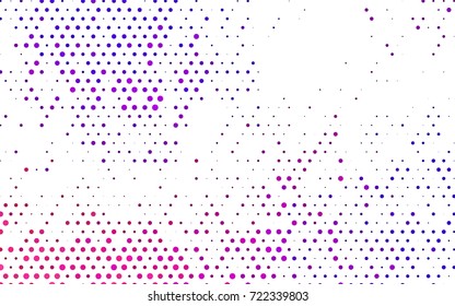 Light Purple vector abstract pattern with circles. Geometry template for your business design. Background with colored spheres.