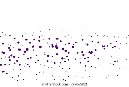 Light Purple vector abstract pattern with circles. Geometry template for your business design. Background with colored spheres.