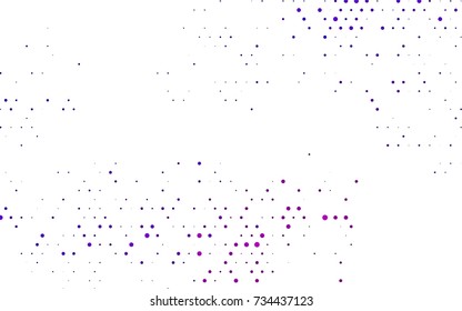 Light Purple vector abstract pattern with circles. Geometry template for your business design. Background with colored spheres.