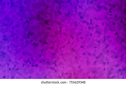 Light Purple vector abstract pattern with circles. Geometry template for your business design. Background with colored spheres.