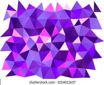 Light Purple vector abstract polygonal pattern. Colorful abstract illustration with gradient. The template can be used as a background for cell phones.