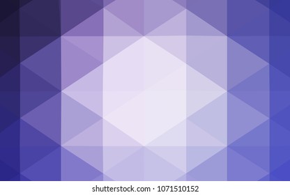 Light Purple vector abstract polygonal pattern. A completely new color illustration in a  polygonal style. A new texture for your design.