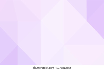 Light Purple vector abstract polygonal template. Shining colored illustration in a new style. The template for cell phone's backgrounds.