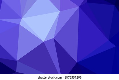 Light Purple vector abstract polygonal background. A sample with polygonal shapes. A new texture for your design.