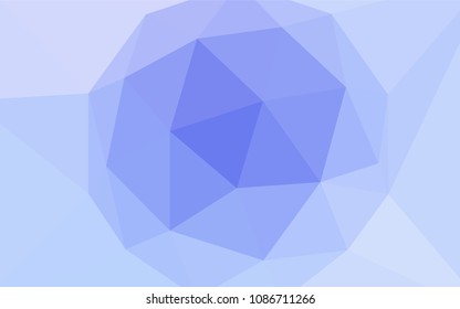 Light Purple vector abstract polygonal background. A sample with polygonal shapes. Pattern for a brand book's backdrop.