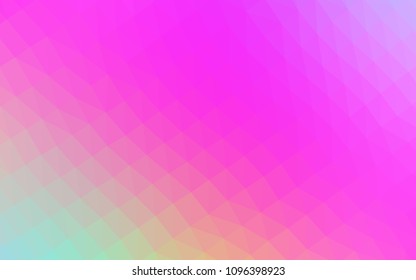 Light Purple vector abstract polygonal background. Modern geometrical abstract illustration with gradient. Brand new design for your business.