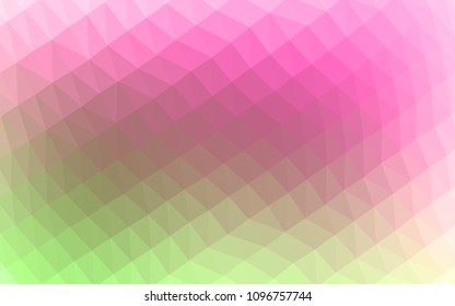 Light Purple vector abstract polygonal background. Brand new colored illustration in blurry style with gradient. The elegant pattern can be used as part of a brand book.