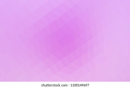Light Purple vector abstract polygonal background. A sample with polygonal shapes. The textured pattern can be used for background.