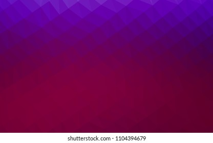 Light Purple vector abstract polygonal cover. Colorful illustration in abstract style with gradient. A new texture for your design.