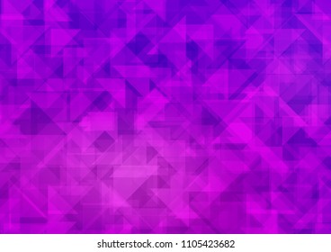 Light Purple vector abstract polygonal abstract polygonal. Shining colored illustration in a Brand new style. A new texture for your design.