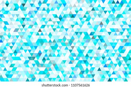 Light Purple vector abstract polygonal template. Glitter abstract illustration with an elegant design. The best triangular design for your business.