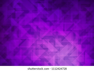 Light Purple vector abstract polygonal texture. A sample with polygonal shapes. Brand new design for your business.