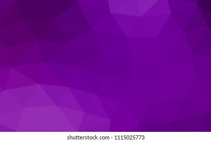 Light Purple vector abstract polygonal abstract polygonal. Geometric illustration in Origami style with gradient.  A completely new template for your business design.