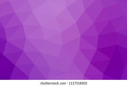 Light Purple vector abstract polygonal abstract polygonal. Triangular geometric sample with gradient.  The template can be used as a background for cell phones.
