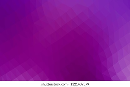 Light Purple vector abstract polygonal layout. Creative geometric illustration in Origami style with gradient. Brand new design for your business.