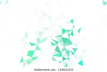 Light Purple vector abstract polygonal background. Shining polygonal illustration, which consist of triangles. Textured pattern for your backgrounds.