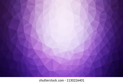 Light Purple vector abstract polygonal background. Creative geometric illustration in Origami style with gradient. A new texture for your web site.