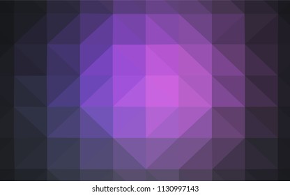 Light Purple vector abstract polygonal pattern. A completely new color illustration in a polygonal style. Brand new style for your business design.